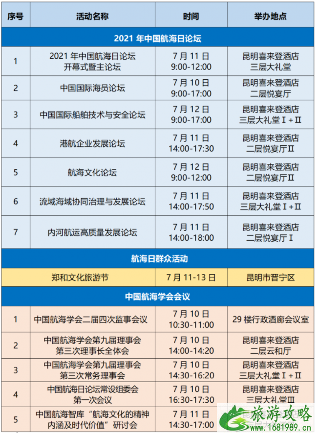 2021中国航海日论坛时间举办地址及活动介绍