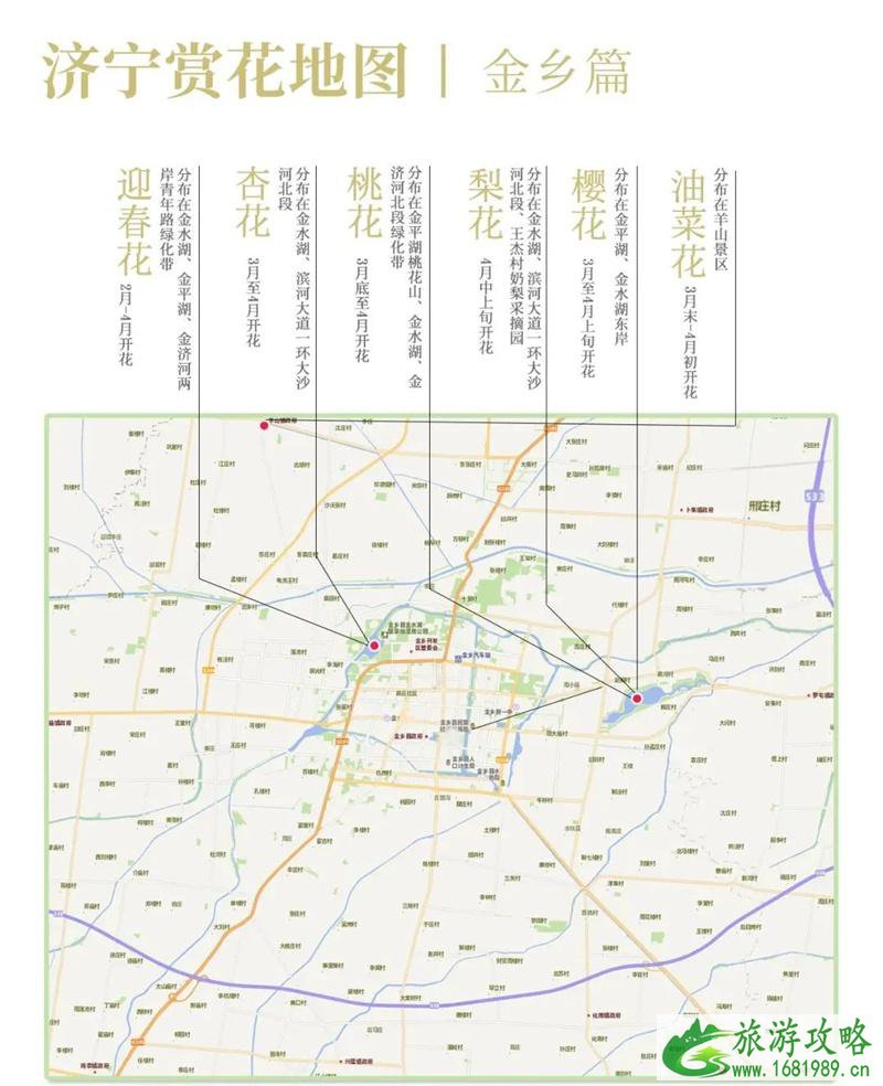 2021济宁最新赏花地图 济宁赏花去哪里