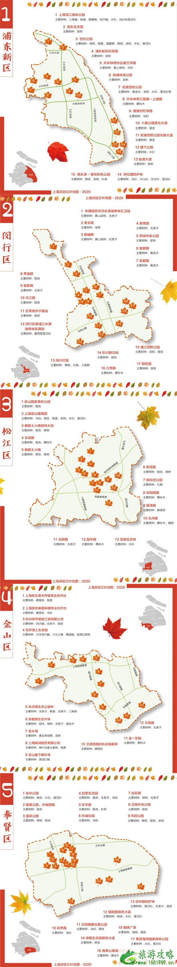 上海郊区红叶地图 上海红叶最佳观赏时间