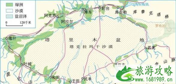 塔里木盆地环形铁路旅游路线