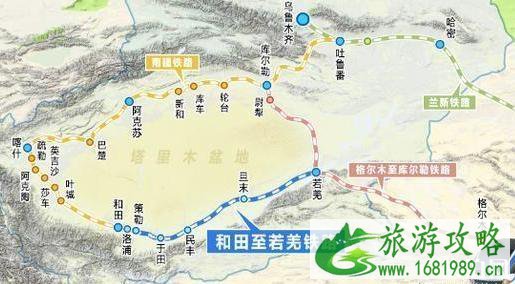 塔里木盆地环形铁路旅游路线