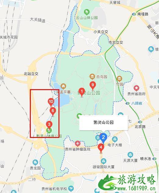 黔灵山公园坐几路公交车去 黔灵山公园坐地铁怎么走