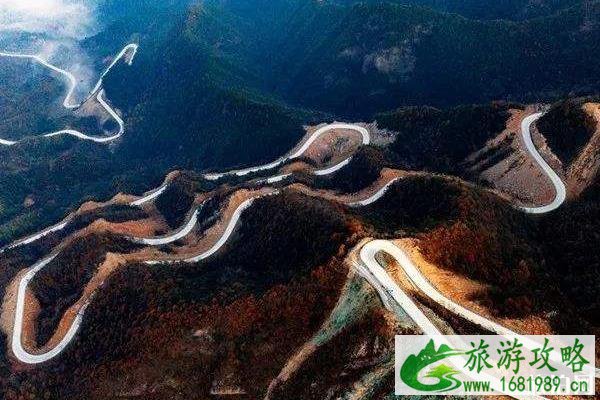 中国红岭公路自驾路线图