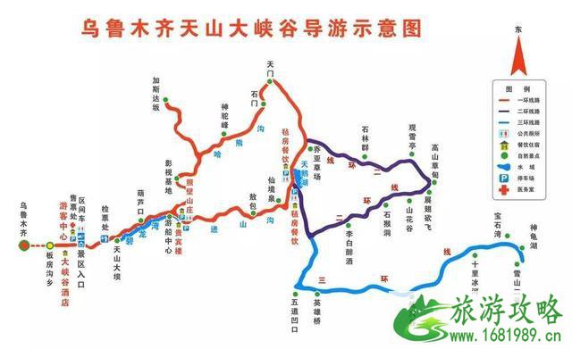 新疆自驾游旅游地图及路线攻略