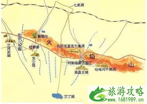 新疆自驾游旅游地图及路线攻略