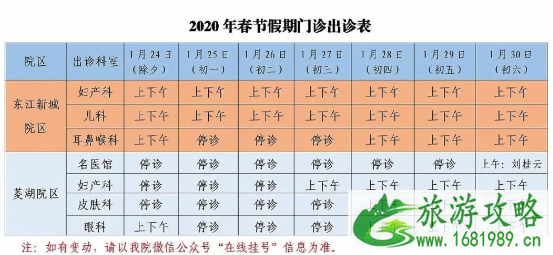 2020惠州医院春节放假时间 口罩多久换一次比较好