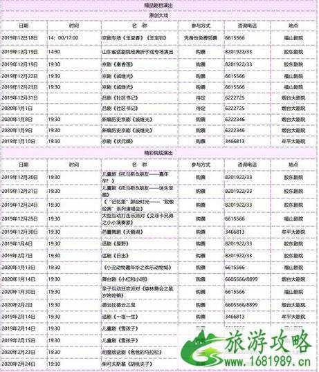 烟台跨年2020活动艺术烟台活动时间+活动安排