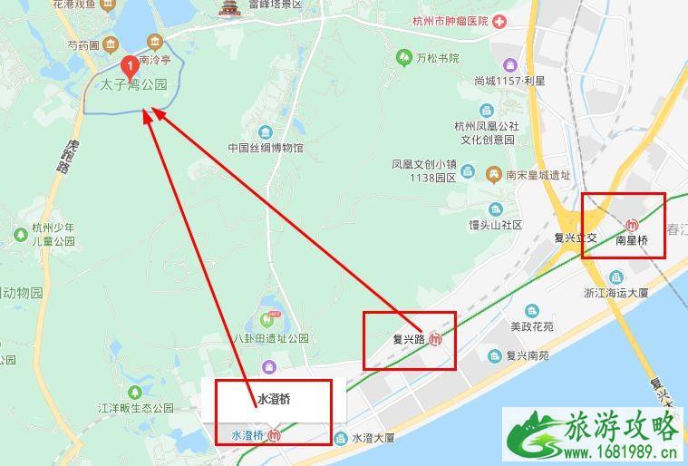 太子湾公园地铁怎么去 太子湾公园坐几号地铁