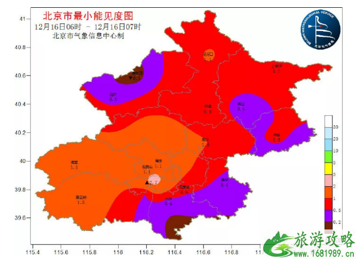 12月16日北京因暴雪关闭景点名单