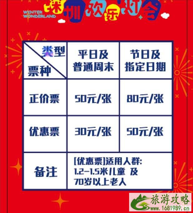 2022~2020深圳欢乐海岸灯会 持续时间+地铁+亮点内容