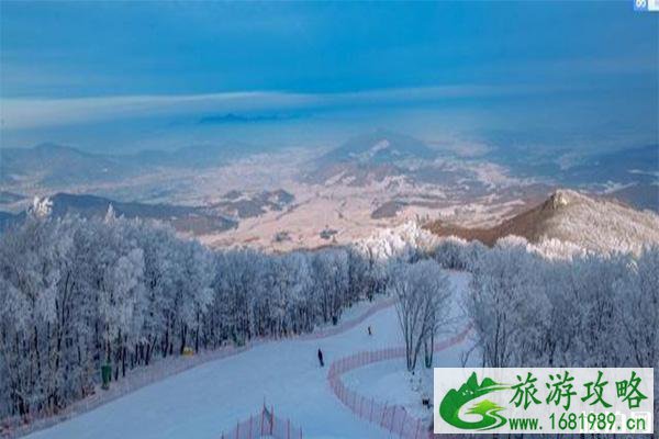 万科松花湖滑雪场雪道地图 滑雪滑道选择