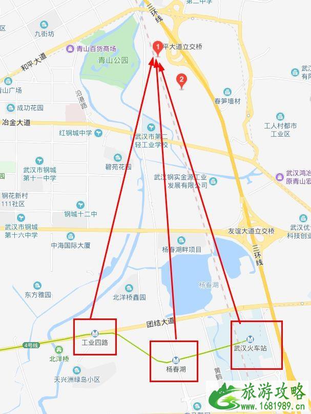 武汉戴家湖公园在哪里 怎么去 地铁