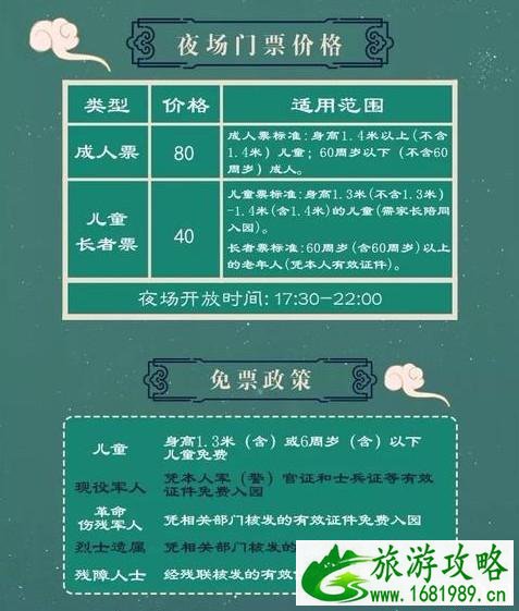 上海广富林遗址公园夜场门票价格+优惠政策+交通指南