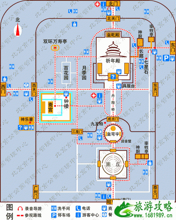 北京天坛最佳游览路线