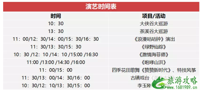 2022国庆深圳各大景点开放时间+演出时间