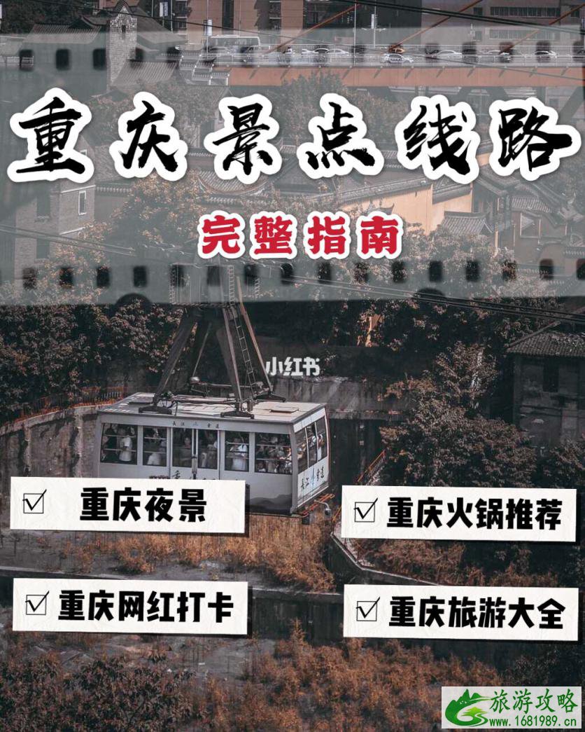 重庆旅游攻略景点线路图