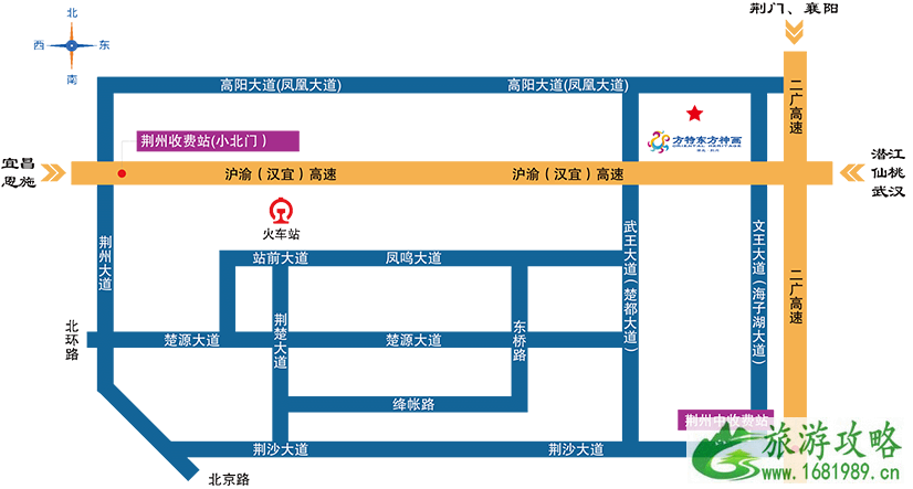 荆州方特导览图 荆州方特地图高清下载