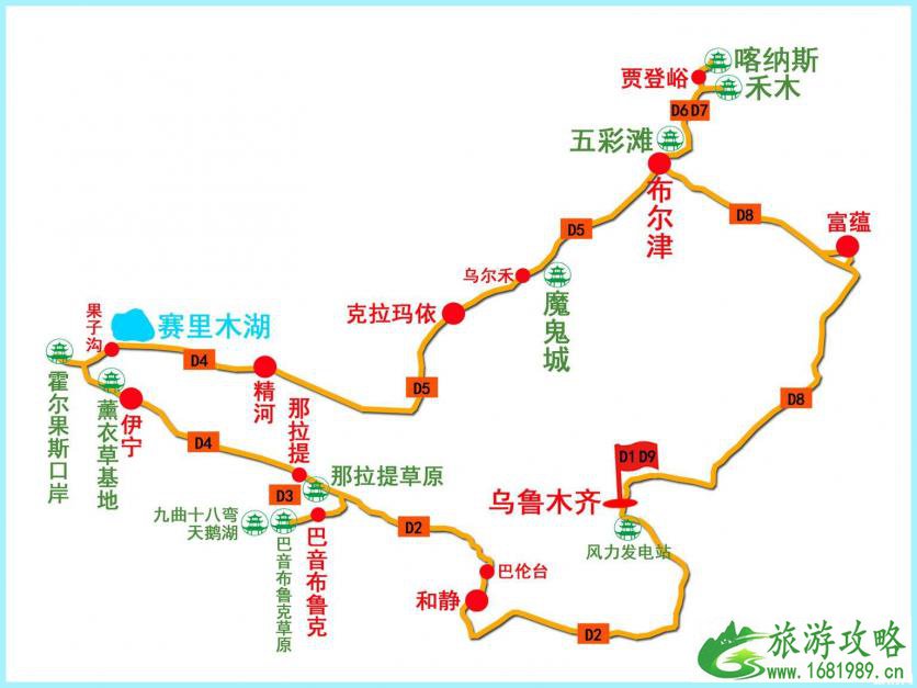 北疆赏秋景六日游线路推荐 北疆旅游注意事项