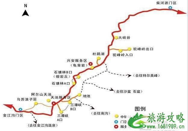 阿尔山国家森林公园可以开车进去吗 附景区交通图