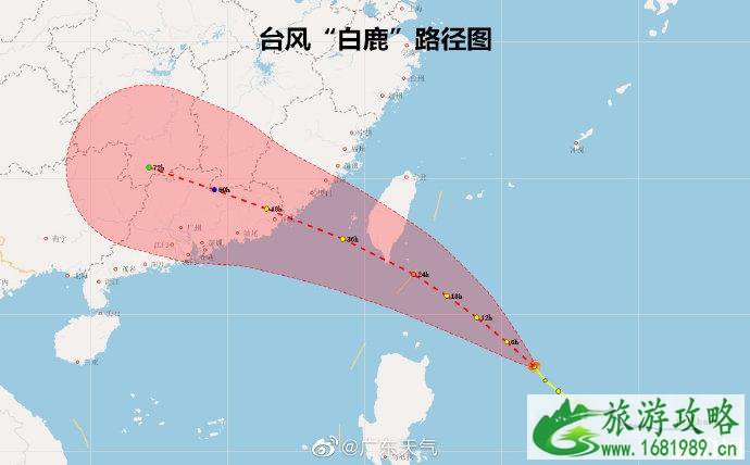 2022台风白鹿对广东福建的影响（机场航班+海上航线+高铁+暴雨区域）