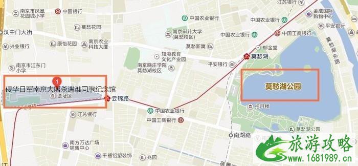 南京的景点都分布在哪里 南京景点分布图示