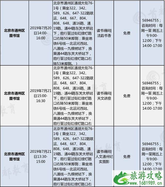 2022北京暑假主题活动汇总 博物馆+景区+图书馆