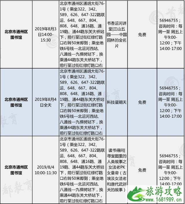 2022北京暑假主题活动汇总 博物馆+景区+图书馆