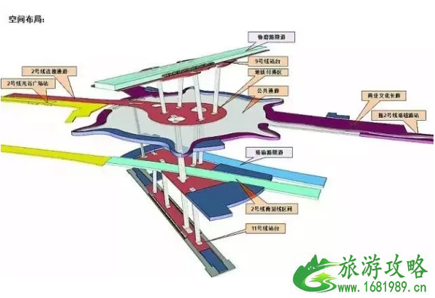 2022光谷广场“星河”首次试亮灯 