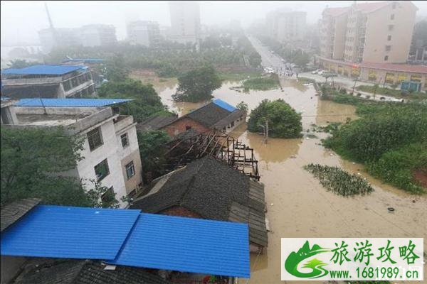 2022长沙7月份暴雨景点关闭情况+市内交通+未来天气