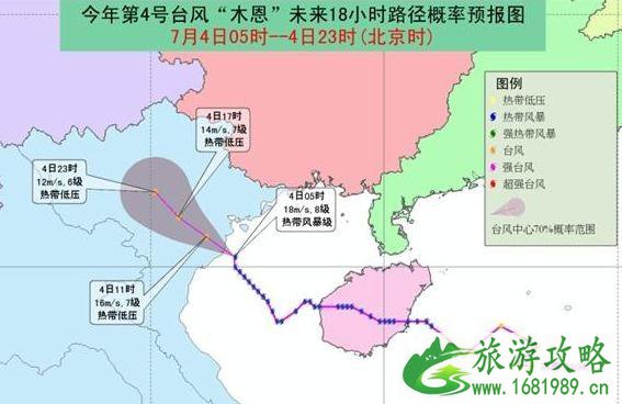 2022年7月台风蓝色预警最新情况整理