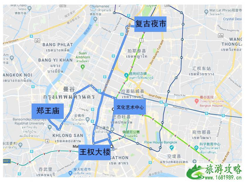 曼谷一日游自由行路线 去大皇宫怎么坐车 曼谷自由行交通攻略