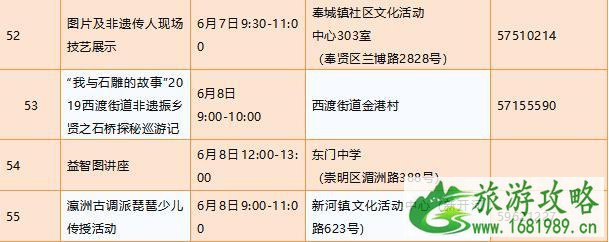 2022文化和自然遗产日上海活动信息汇总