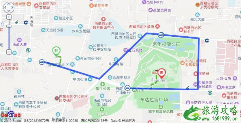 布达拉宫坐几路公交车可以到 布达拉宫在哪里