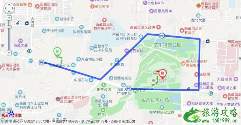 布达拉宫坐几路公交车可以到 布达拉宫在哪里