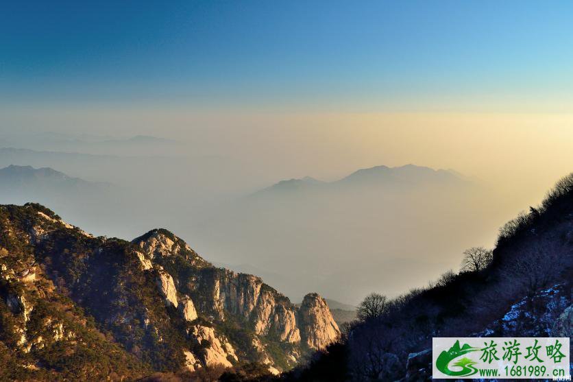 泰山风景区登山路线推荐