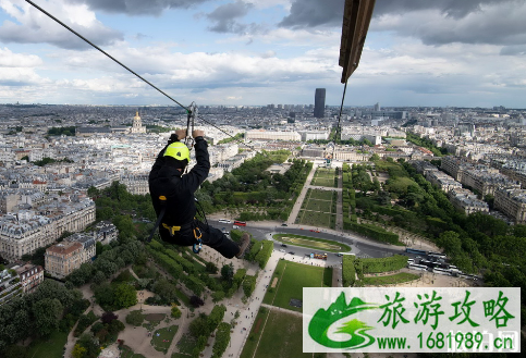 2022埃菲尔铁塔免费高空滑索时间+要求