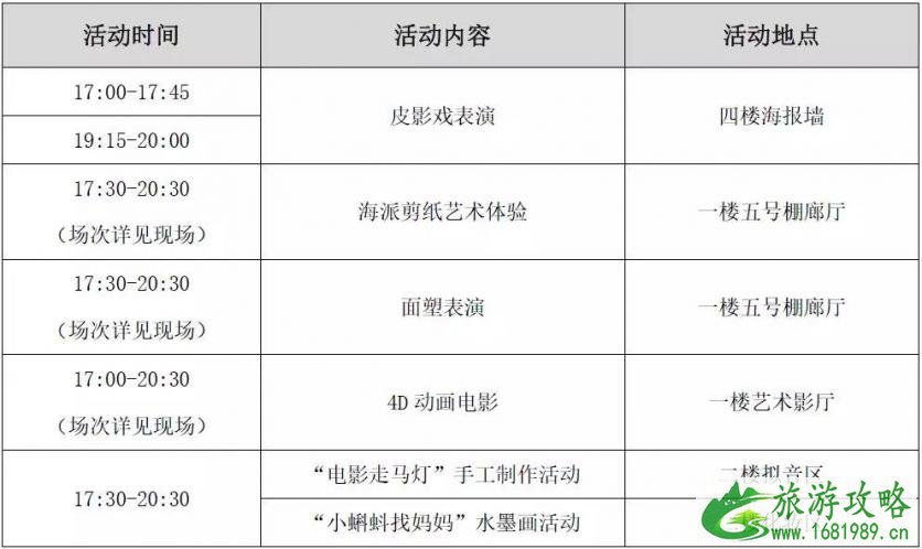 2022中国旅游日上海电影博物馆活动时间+地点+活动内容