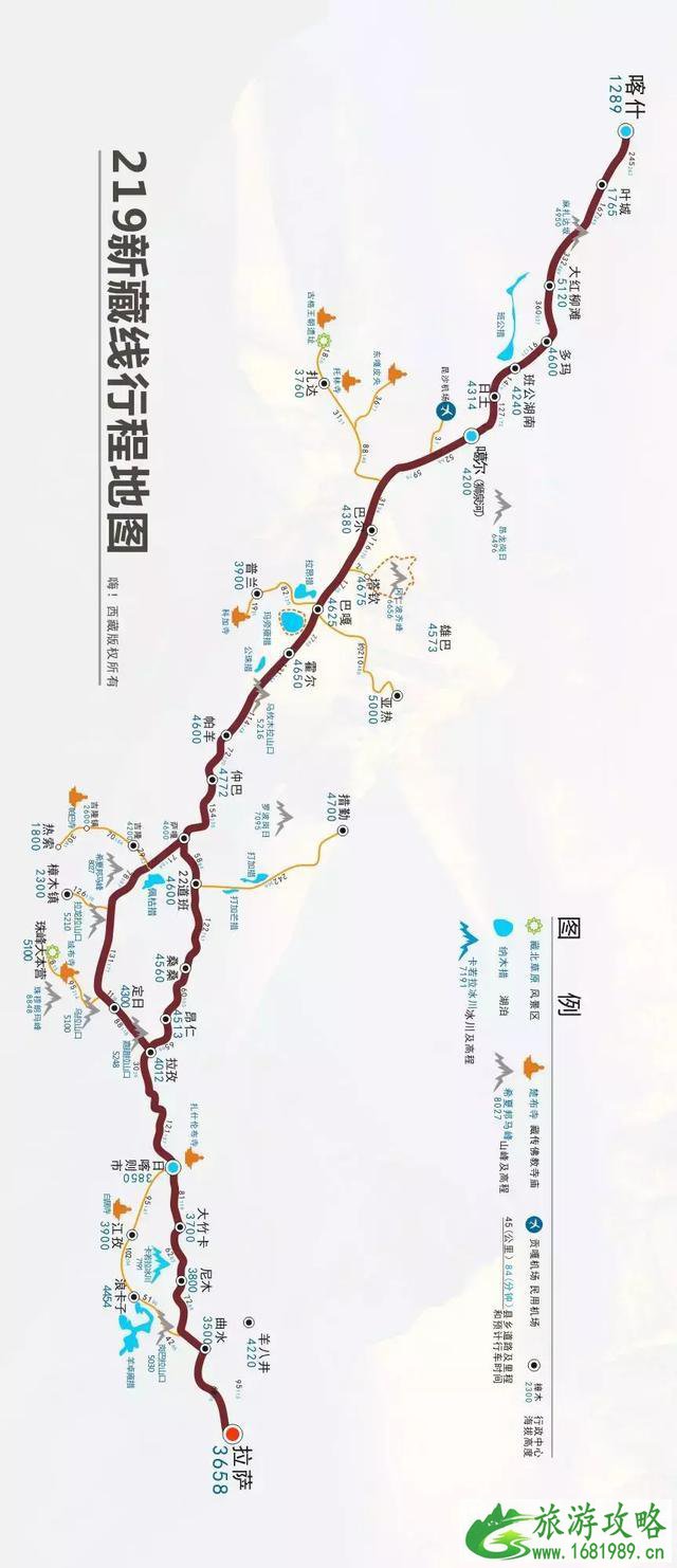 进藏路线图 自驾进藏最佳路线图