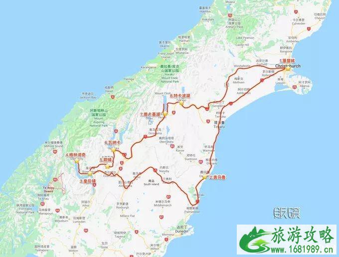 新西兰最佳旅游线路 新西兰旅游景点推荐