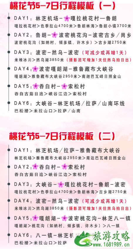 林芝赏桃花的几个地方 2022林芝桃花最佳花期+路线制定 林芝旅游交通攻略