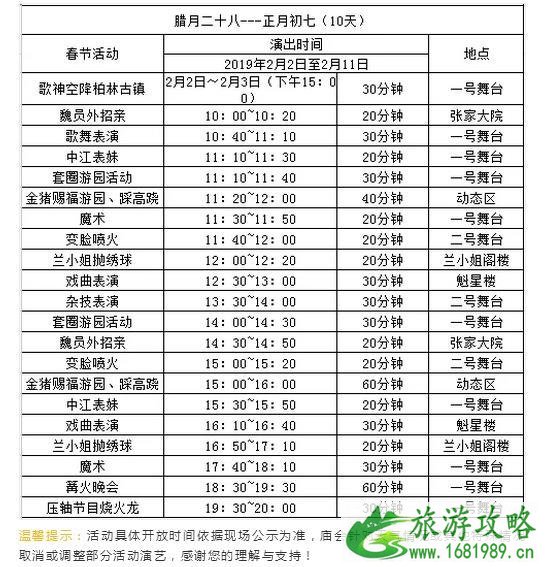 2022广元柏林古镇庙会2月2日至11日 附演出时间表+柏林古镇交通管制