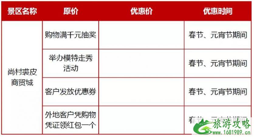 2022河北春节景区优惠活动汇总