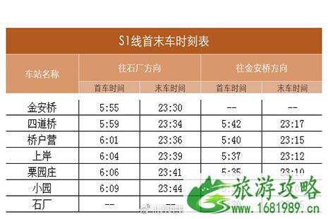 北京地铁首末时间表12月30日最新调整