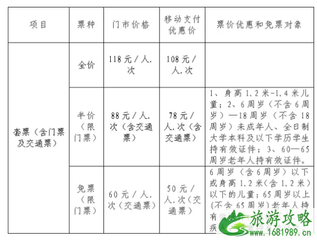 2022南宁大明山门票价格+优惠政策