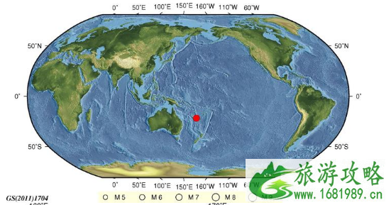 2022洛亚蒂群岛地震影响哪些城市 