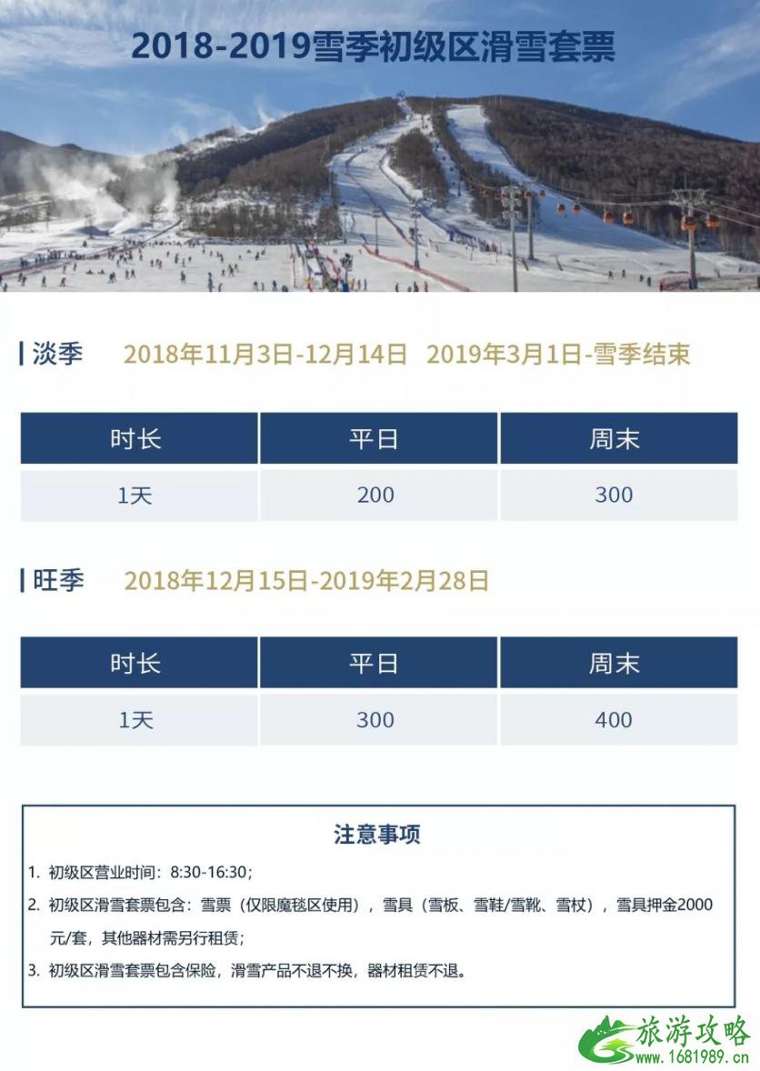 崇礼有哪些滑雪场 2022-2022崇礼七大滑雪场门票价格+雪具价格