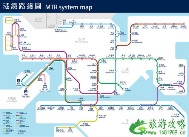 香港地铁怎么坐 香港地铁怎么收费