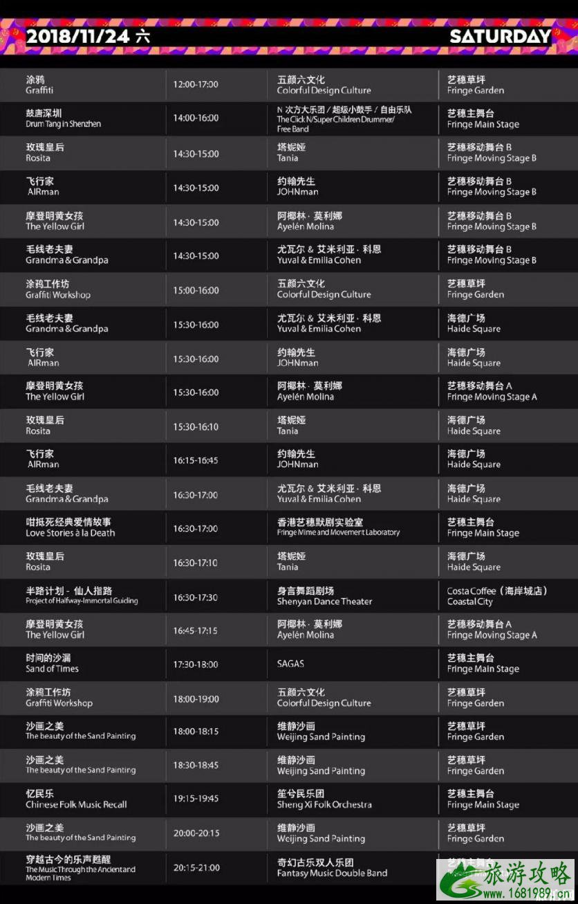 2022深圳湾艺穗节时间+地址+活动看点