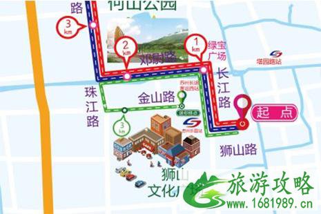 2022苏州太湖马拉松详细线路图 参赛交通指南