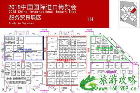 2022上海进博会场场馆分布图